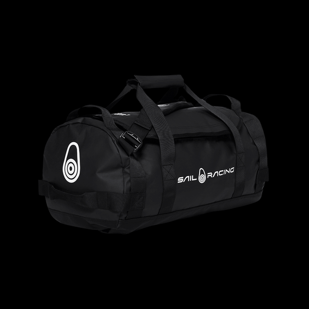 BORSONE SPRAY DUFFEL SAIL RACING SMALL NERO VISTA LATERALE