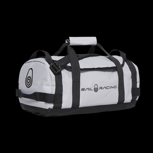 BORSONE SPRAY DUFFEL SAIL RACING SMALL LIGHT GREY VISTA LATERALE