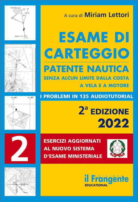 Esame carteggio patente nautica senza alcun limite dalla costa a vela e a motore. Con espansione online